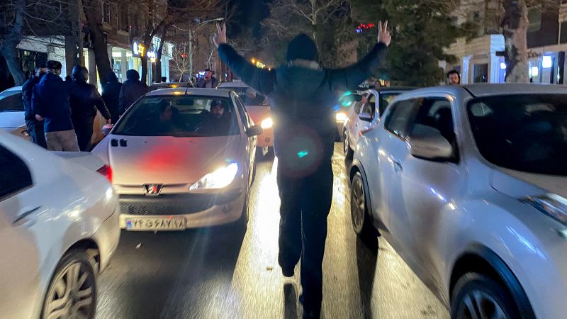 Street demonstrations erupt in Tehran as anti-government protests spread