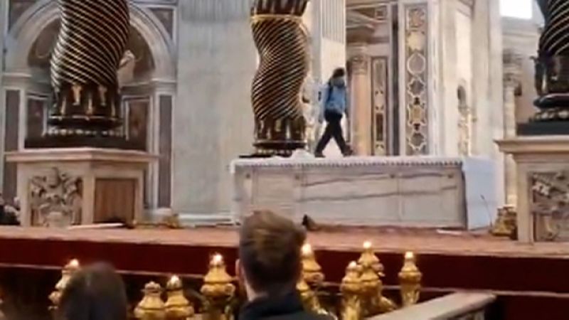 The Vatican: Man ransacks altar at St. Peter’s Basilica, knocking over candelabra worth thousands of dollars