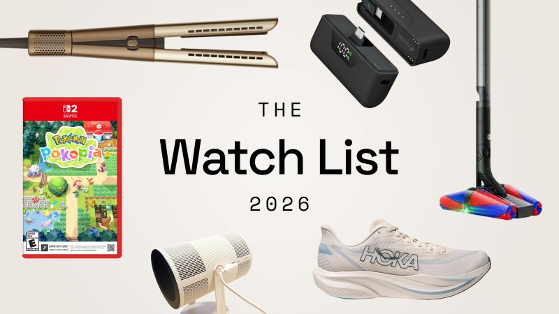 The Watch List 2026: Dyson, Hoka, Pokémon and more