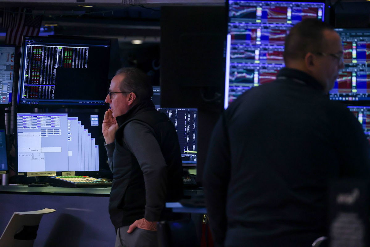 <i>Michael Nagle/Bloomberg/Getty Images via CNN Newsource</i><br/>The tech-heavy Nasdaq is down 6% since its last record high set in October.