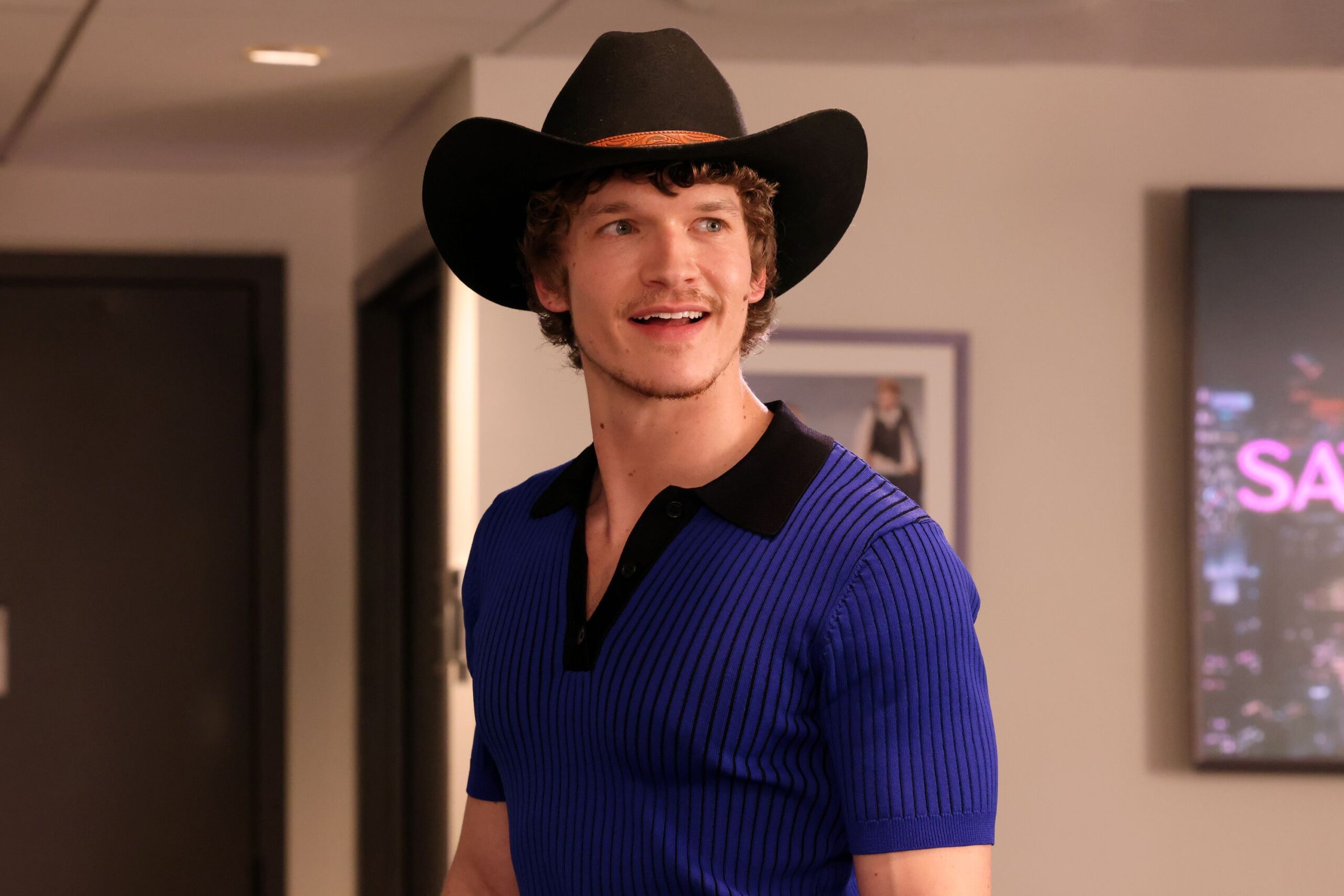 Lloyd Bishop/NBC/Getty Images via CNN NewsourceConnor Storrie arrives on set for a Jan. 12 appearance on