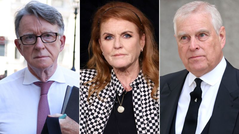 Peter Mandelson, Sarah Ferguson and Andrew Mountbatten-Windsor: The Epstein files are rocking Britain from the palace to parliament