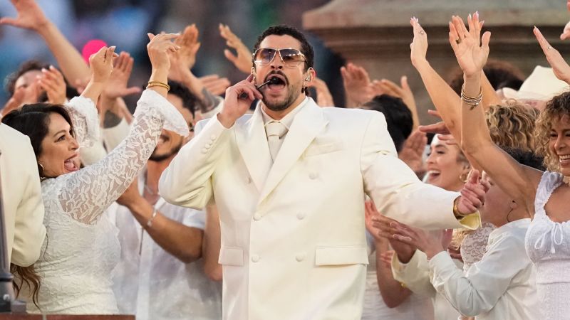 Bad Bunny’s Super Bowl halftime show performance redefined what it means to be an American patriot