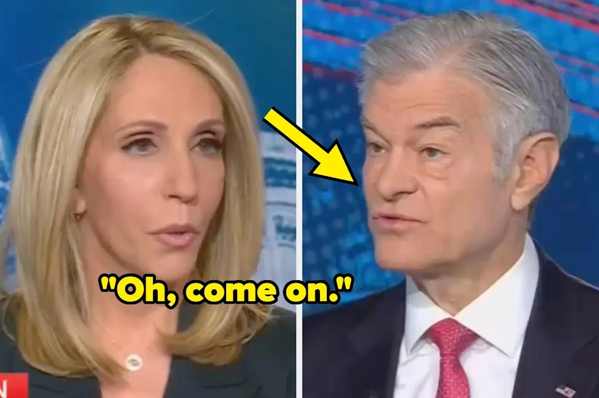 "Oh, Come On": This CNN Anchor Is Going Viral For Calling Bullsh*t On Dr. Oz's Vaccine Claim