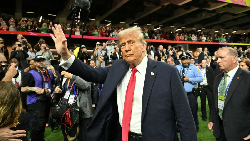 Continuing a game day tradition, Trump agrees to Super Bowl Sunday interview with NBC