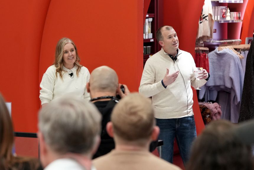 New CEO Fiddelke. He has been at Target for more than 20 years.