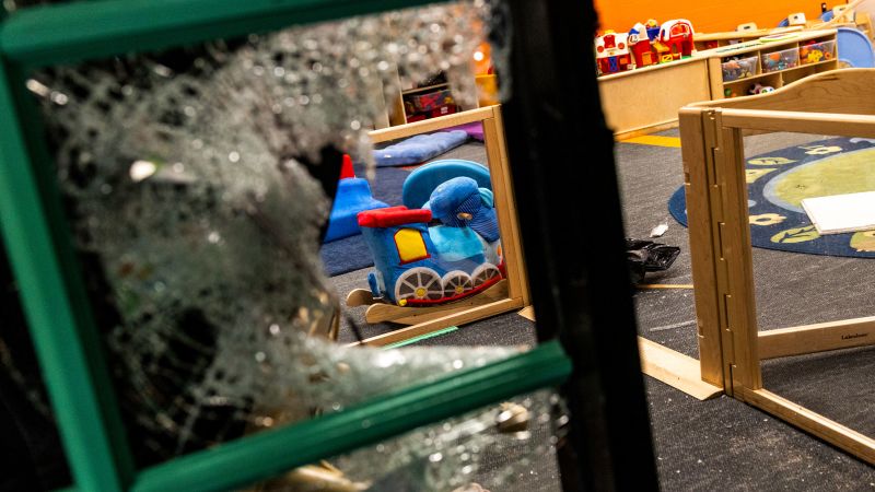 Photos show inside of Michigan synagogue after attack