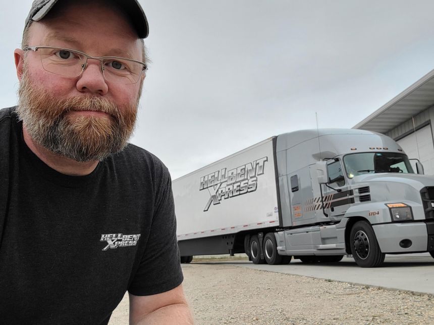 Jamie Hagen, the owner of Hell Bent Xpress in South Dakota, is considering parking his rigs.
