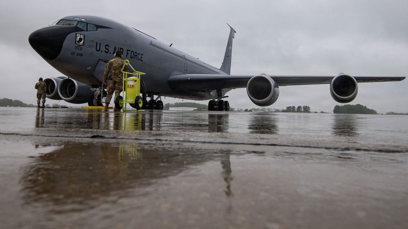 US Air Force refueling aircraft lost over Iraq, carrying at least five crew, source says