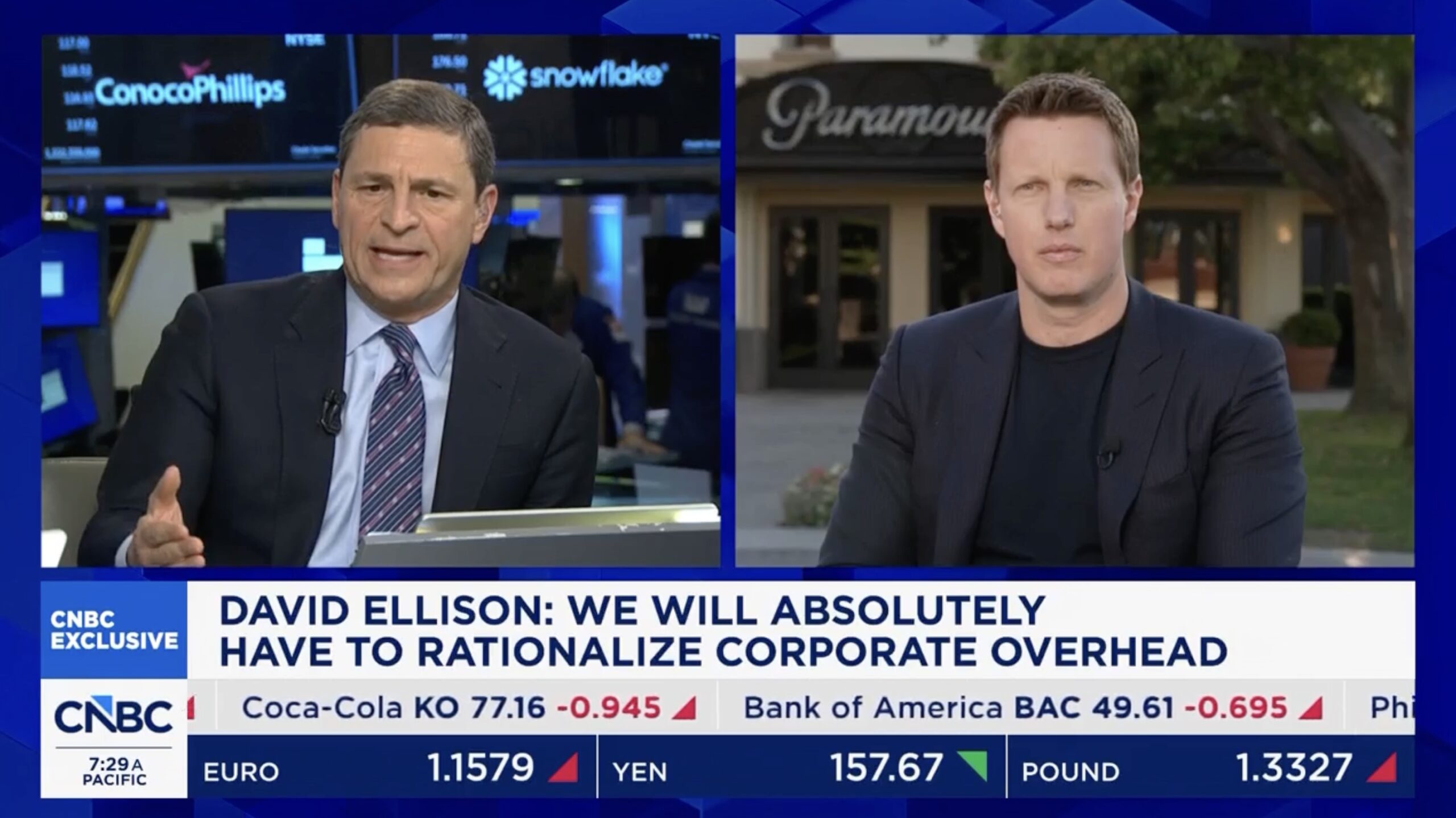 David Ellison Grilled Over CNN Becoming 'Beholden' to Trump