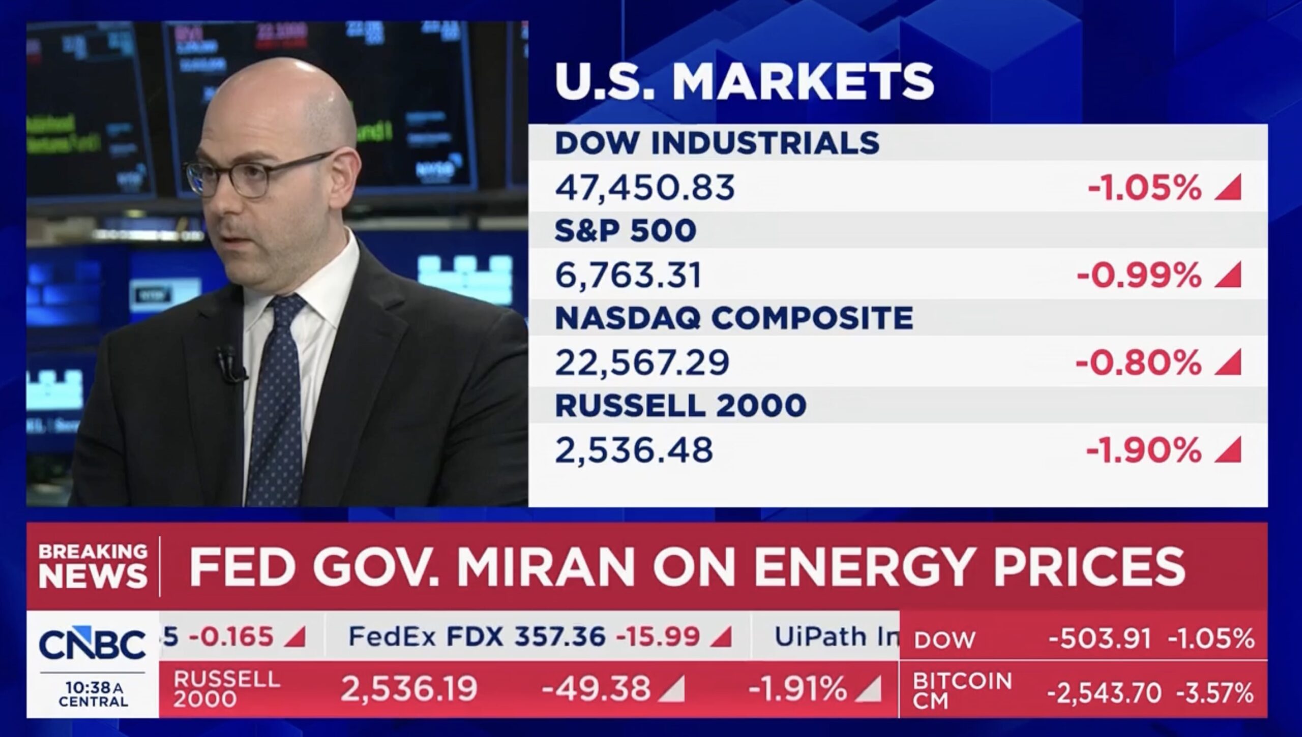 Stephen Miran Stumbles on AI And Mass Unemployment
