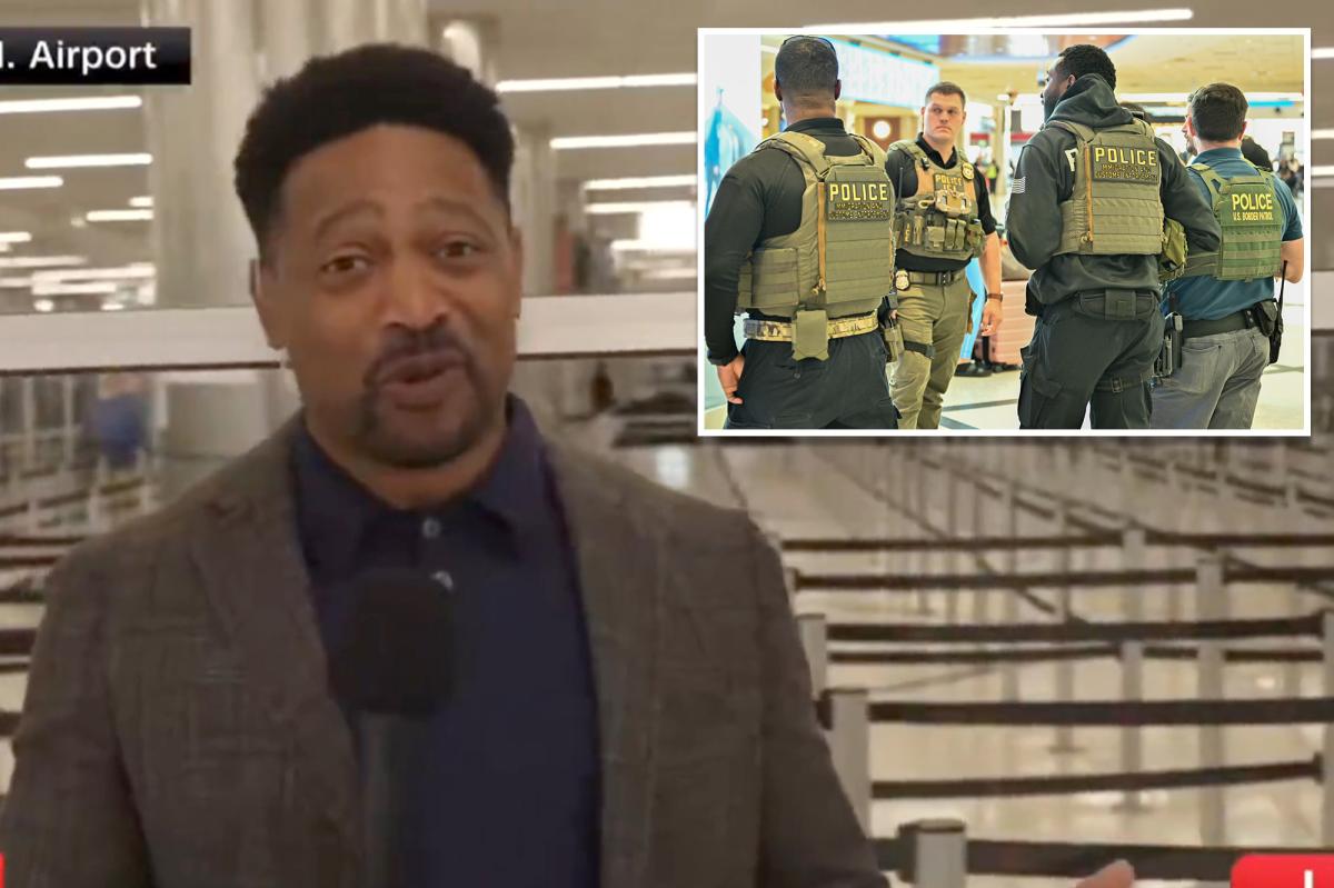 CNN reporter surprised ICE agents at Atlanta airport are easing TSA wait times