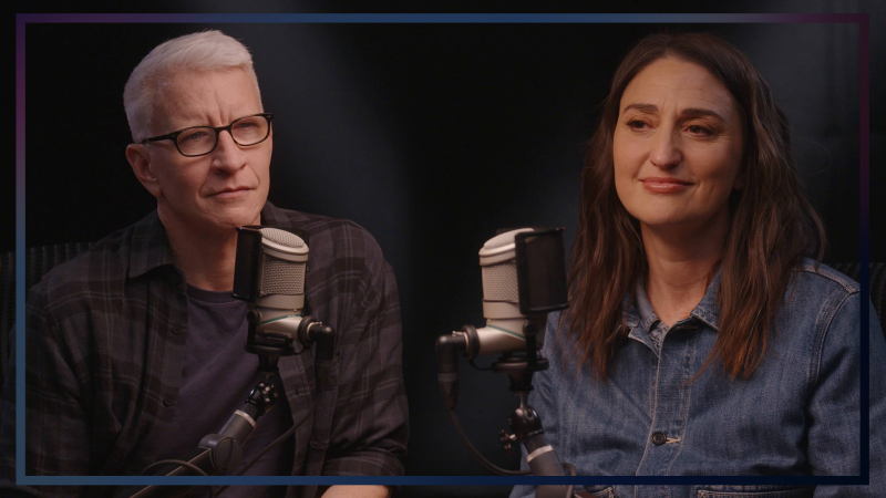 Sara Bareilles debuts a new song inspired by Anderson Cooper and Stephen Colbert