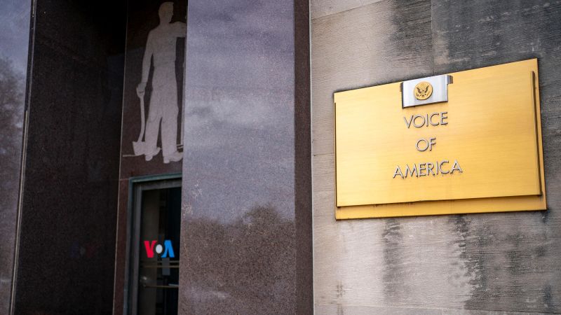 Judge orders Voice of America staff reinstated, reversing Trump’s shutdown