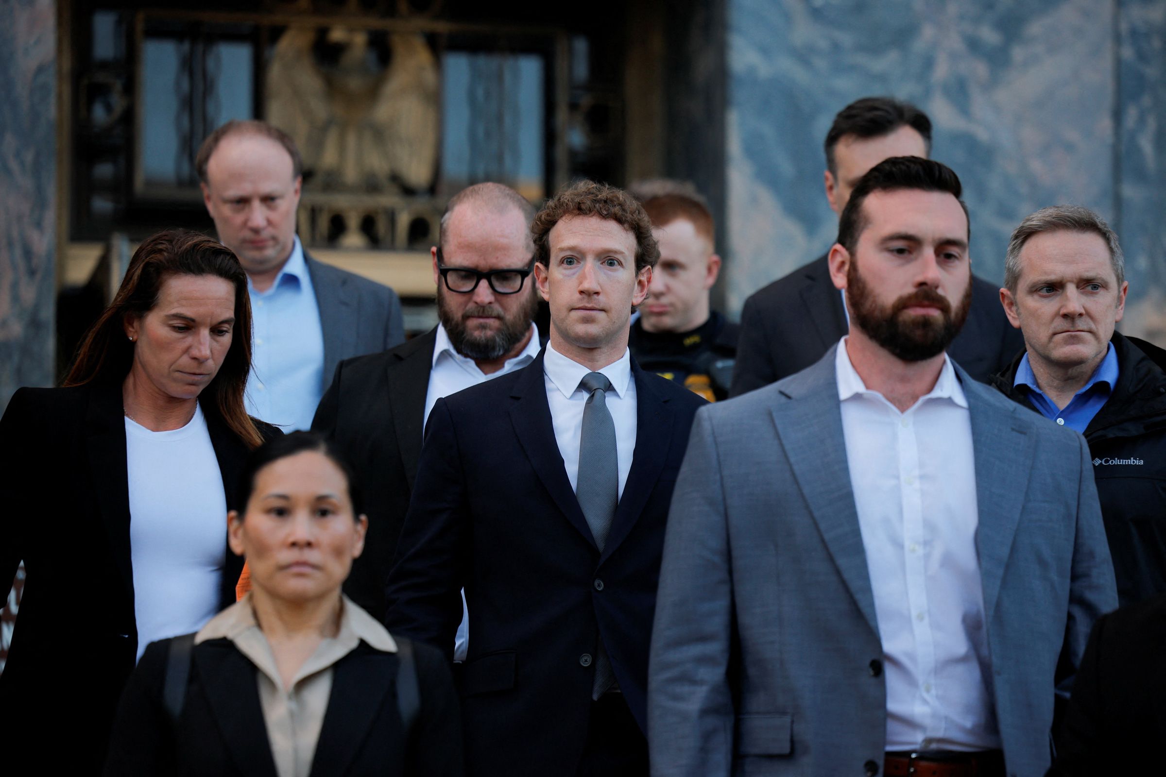 Mike Blake/Reuters via CNN NewsourceMeta Platforms CEO Mark Zuckerberg departs the court after taking the stand at a trial in a key test case accusing Meta and Google