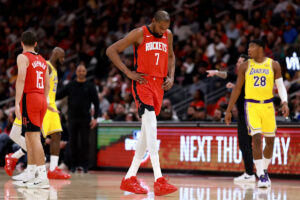 Kevin Durant takes blame after Rockets fall to Lakers: ‘I lost the game for us tonight’