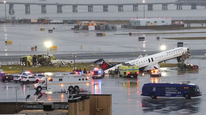 LaGuardia plane collision: What we know about the Air Canada plane that collided with a fire truck