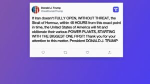 Trump threatens Iran’s power plants over Strait of Hormuz – NCS