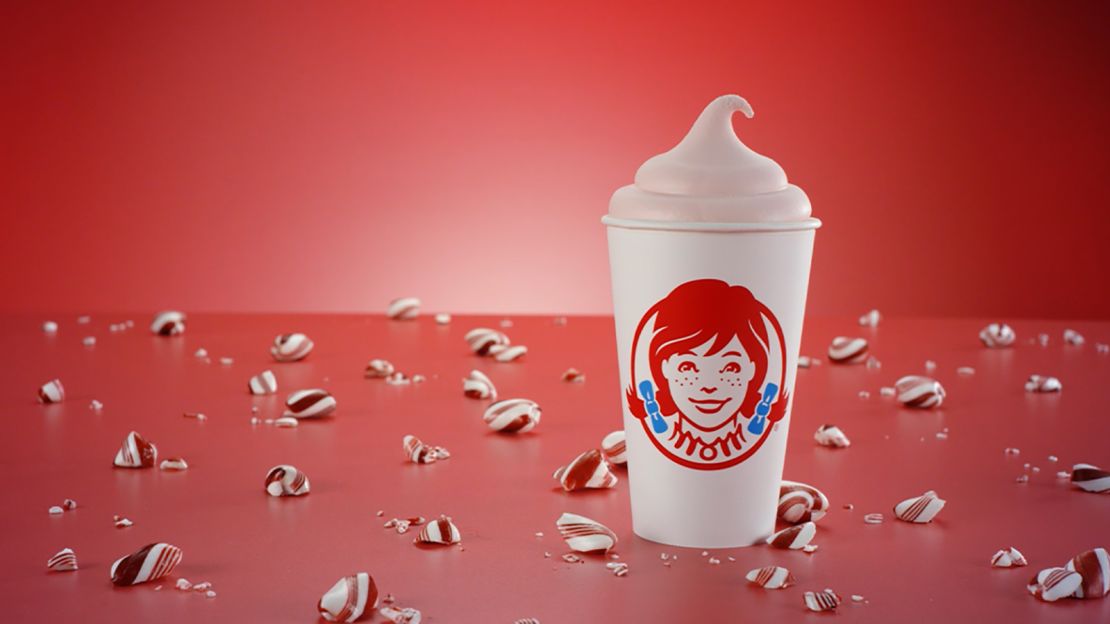 Wendy's peppermint Frosty goes on sale next week.