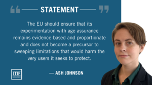 EU’s Age Verification App Raises Concerns About What Comes Next, Says ITIF | Press Releases | Apr 15, 2026