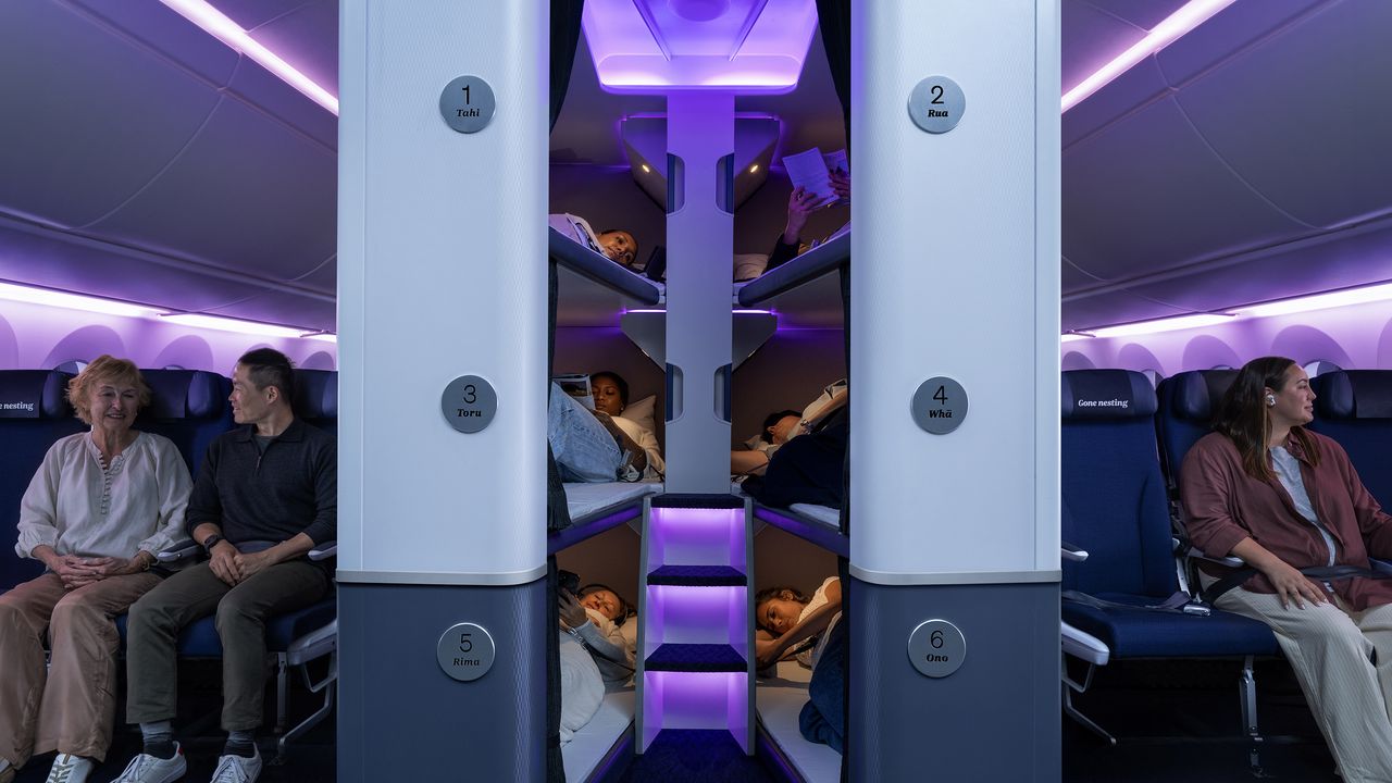 Air New Zealand launches bunk bed-style sleeping pods on its planes – but there's a catch