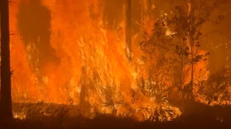 Georgia wildfires grow amid extreme drought conditions