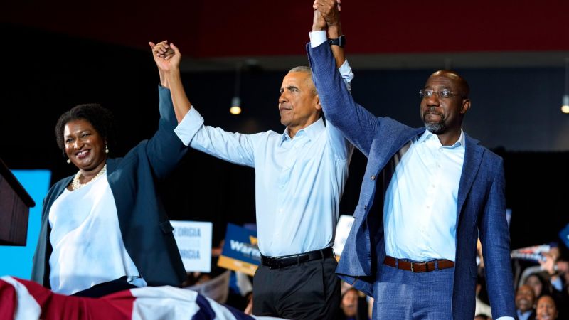 Obama in Georgia lambasts Walker as ‘a celebrity that wants to be a politician’