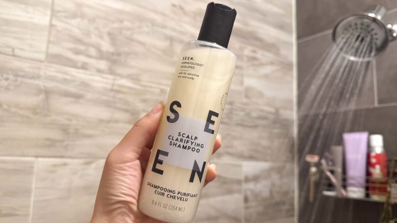 Seen Clarifying Shampoo is dermatologist-approved skin care for your scalp