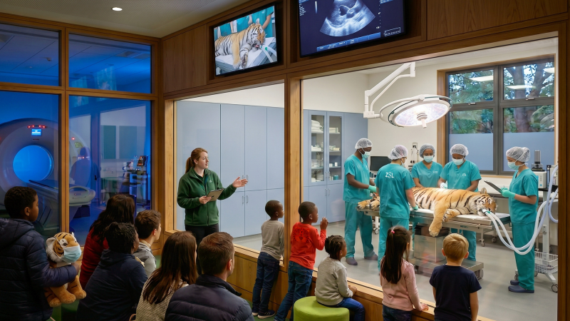London Zoo is going to let visitors watch its vets at work