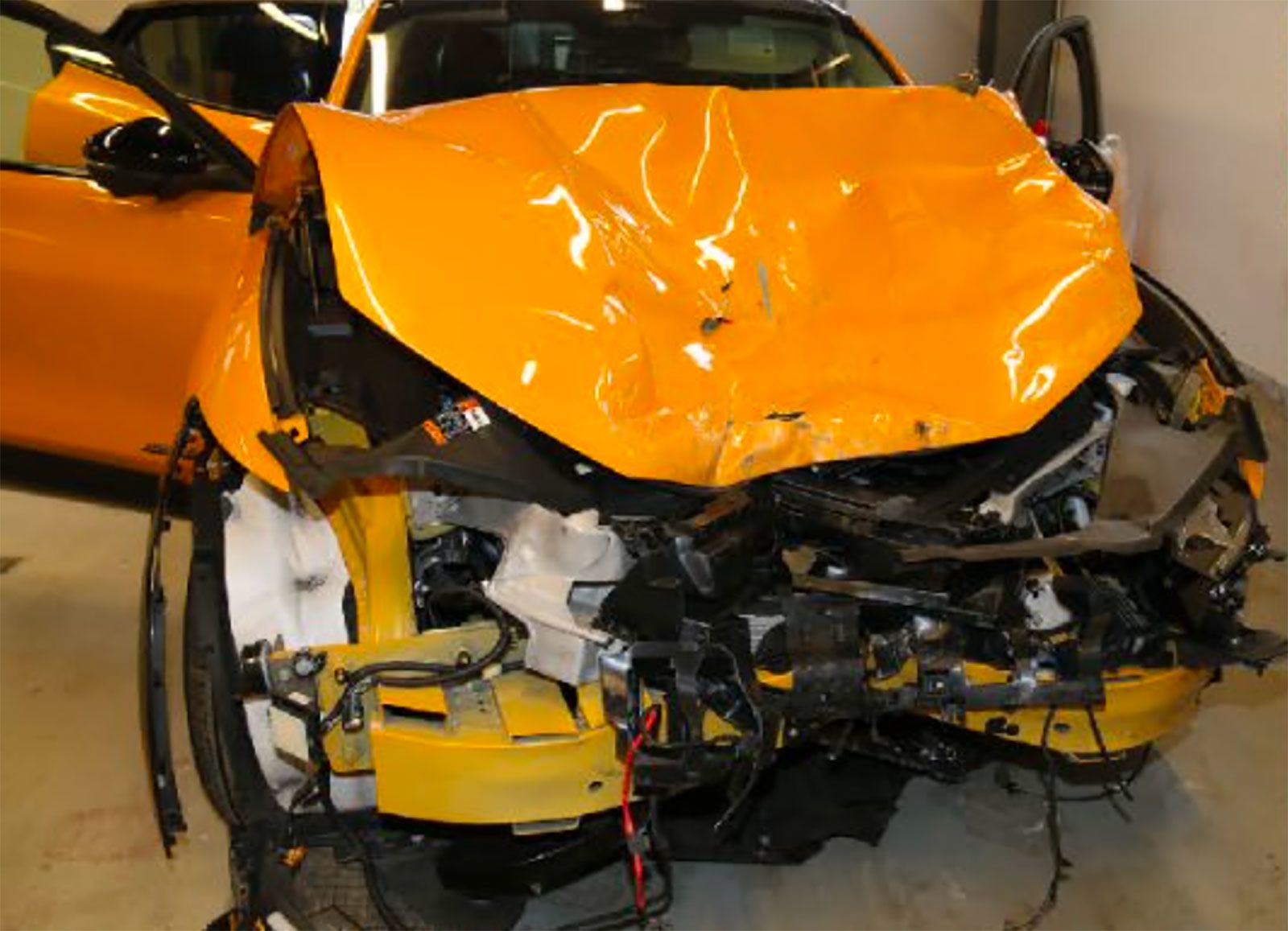 NTSB via CNN NewsourceA Honda CR-V that was hit by a vehicle driving with partial automation in San Antonio