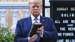 Why Trump is reading the Bible — at a complicated moment for his relationship with American Christians