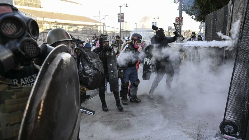 ‘No Kings’ protest: USC student who lost an eye disputes federal account of crowd warnings