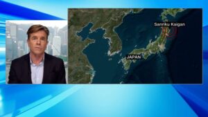 Japan issues a tsunami warning after an earthquake hits nearby