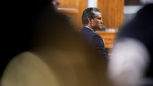 Pete Hegseth twice made a false claim to Congress about troops being sent to voting places under Biden