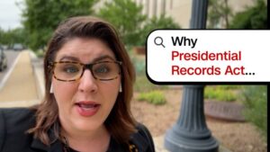 Why Presidential Records Act is trending