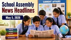 School Assembly News Headlines (May 5, 2026): National, International, Economy, Sports, Education and Science and Technology News Updates
