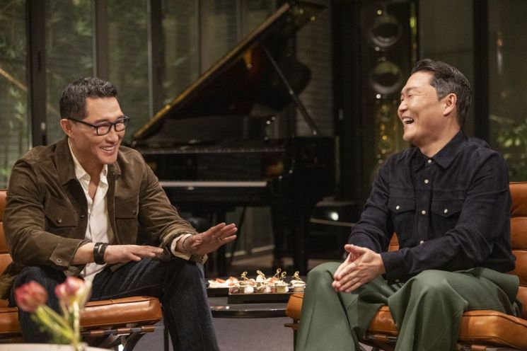 Daniel Dae Kim and Psy (right). Provided by CNN Original K-Everything on CNN International