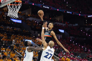 Victor Wembanyama sets NBA postseason record with 12 blocks, but can’t lead Spurs past Timberwolves in Game 1