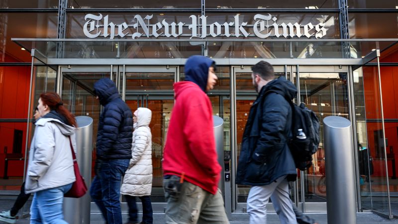 Trump’s EEOC sues New York Times, alleging discrimination against a White male employee