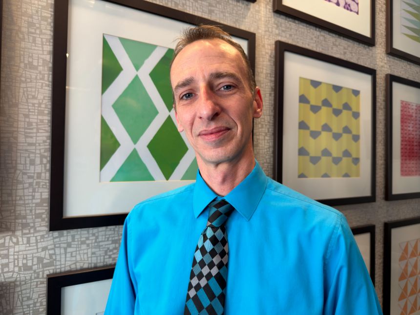 Stephen Kaledecker drives thousands of miles a month for work.