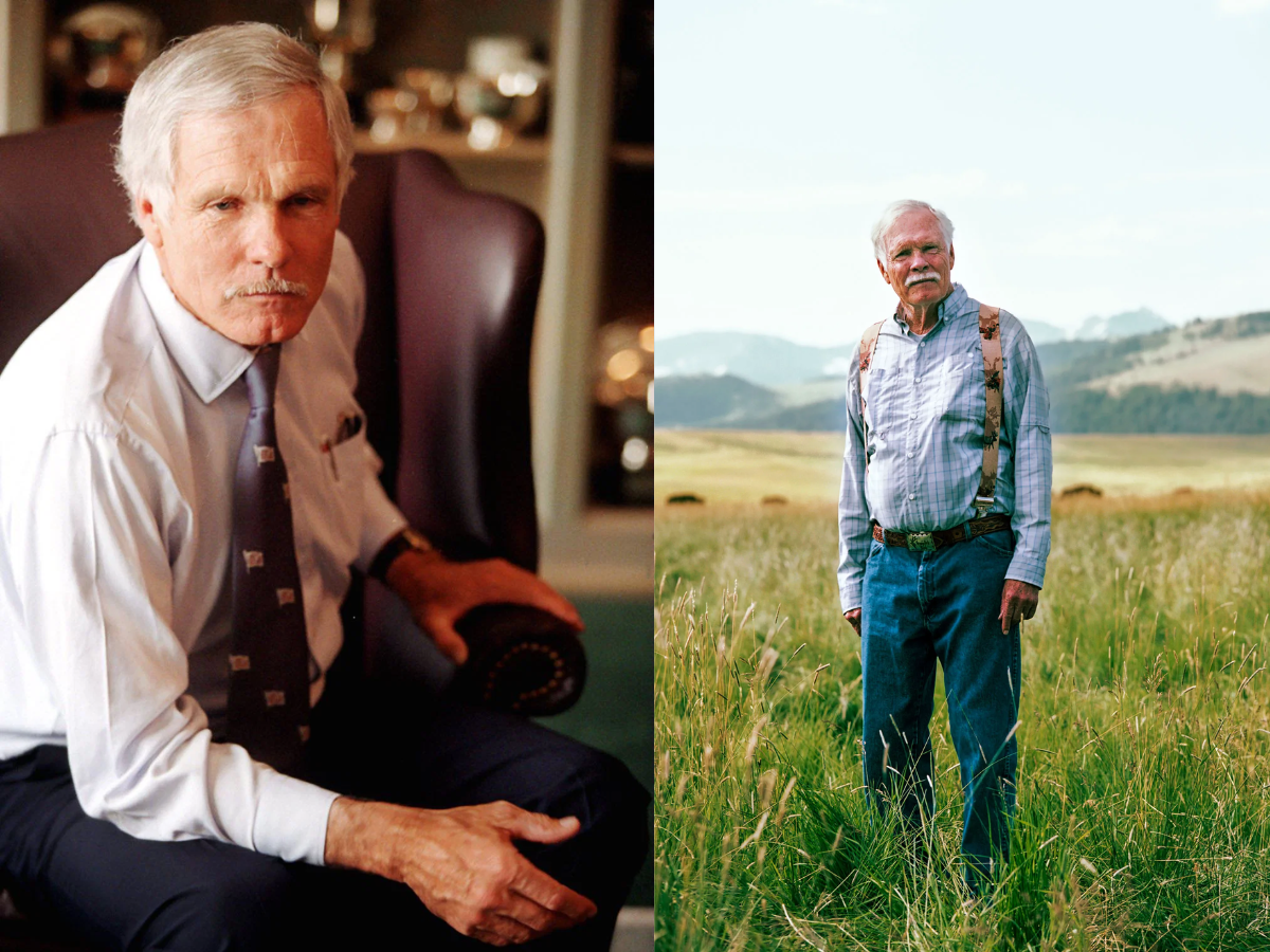 Ted Turner, visionary founder of CNN, who revolutionized 24-hour news and built a global media empire.