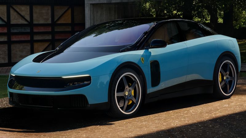 Ferrari unveils its first all-electric car for $640,000