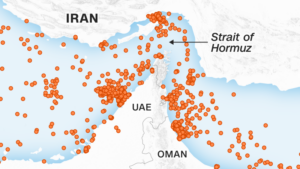 Tracking the reopening of the Strait of Hormuz, in live maps and charts