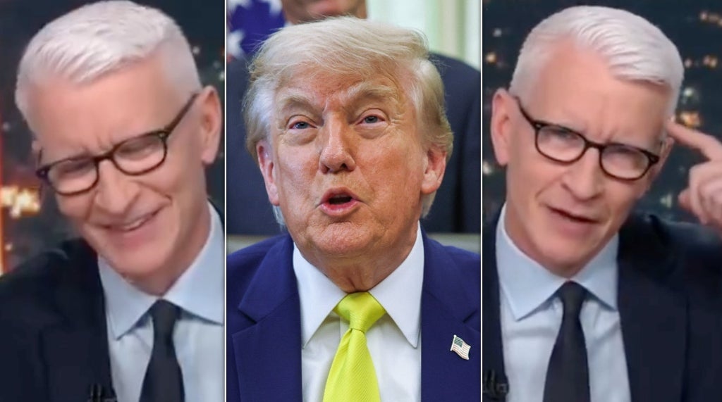 Anderson Cooper Struggles To Keep A Straight Face Over Donald Trump Merch Claim