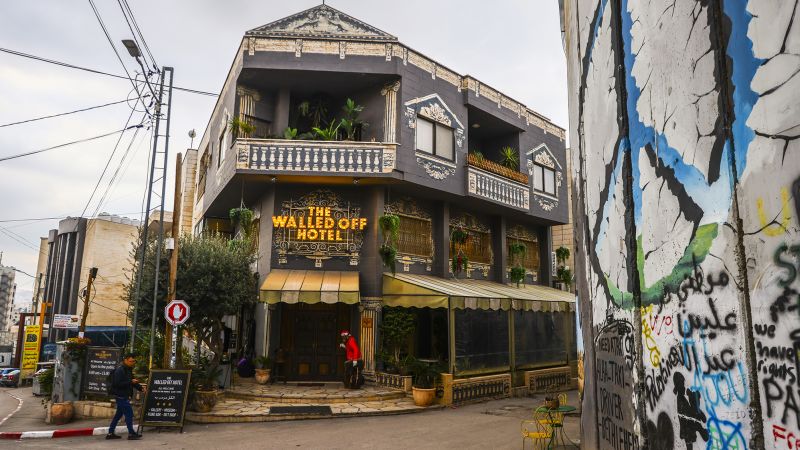 How Banksy’s Bethlehem hotel inspired celebrity activists to tell the Palestinian story
