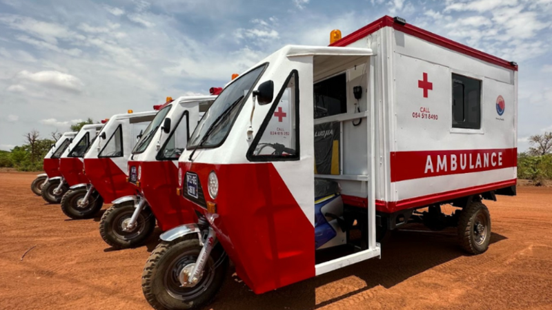 In Ghana, Moving Health’s tricycle ambulances are saving lives