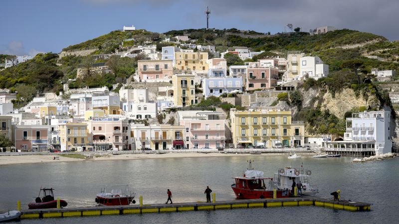 Italian police divers find huge cannabis stash in sea cave off celebrity holiday island