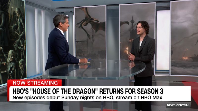 "House of the Dragon" star Harry Collett breaks down season 3 premiere - CNN