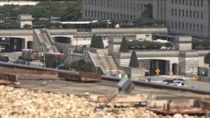 Pentagon locked down and partially evacuated due to a false alarm by hazardous materials sensor, sources say