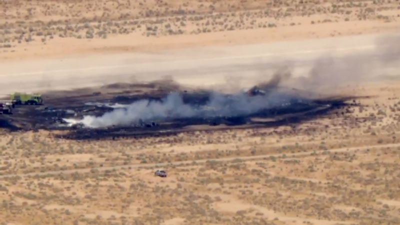 B-52 bomber crashes shortly after takeoff at California’s Edwards Air Force Base, military says